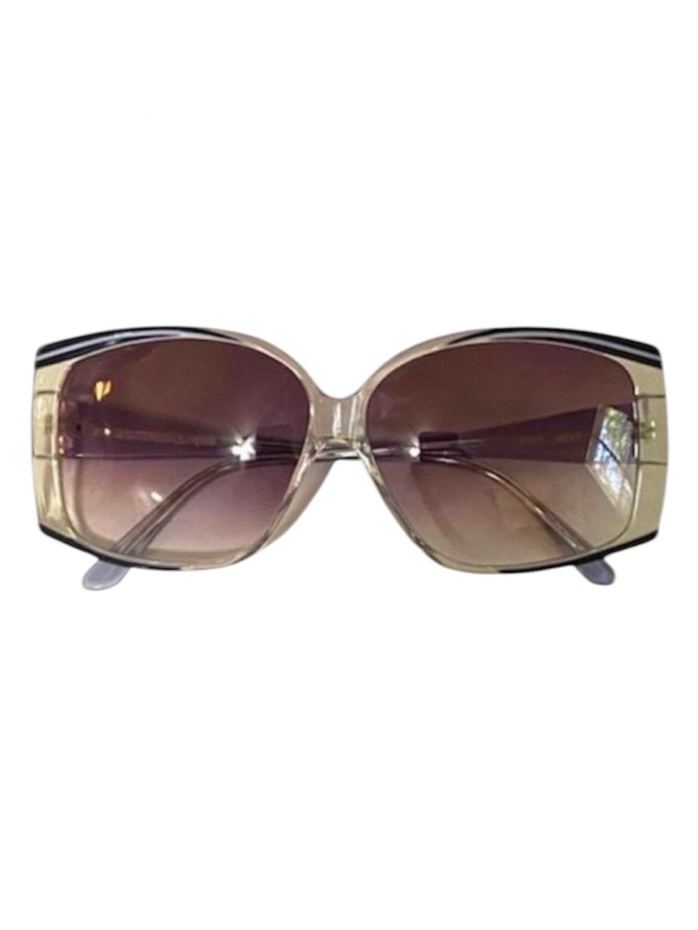 1980’s Vintage Purple Rectangular Angular Sunglasses, Retro Deadstock